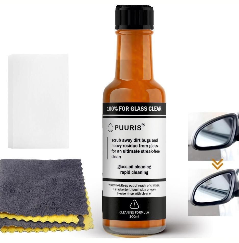 Powerful Glass Cleaning Agent (BUY 1 GET 1 + FREE SPONGE & TOWEL )