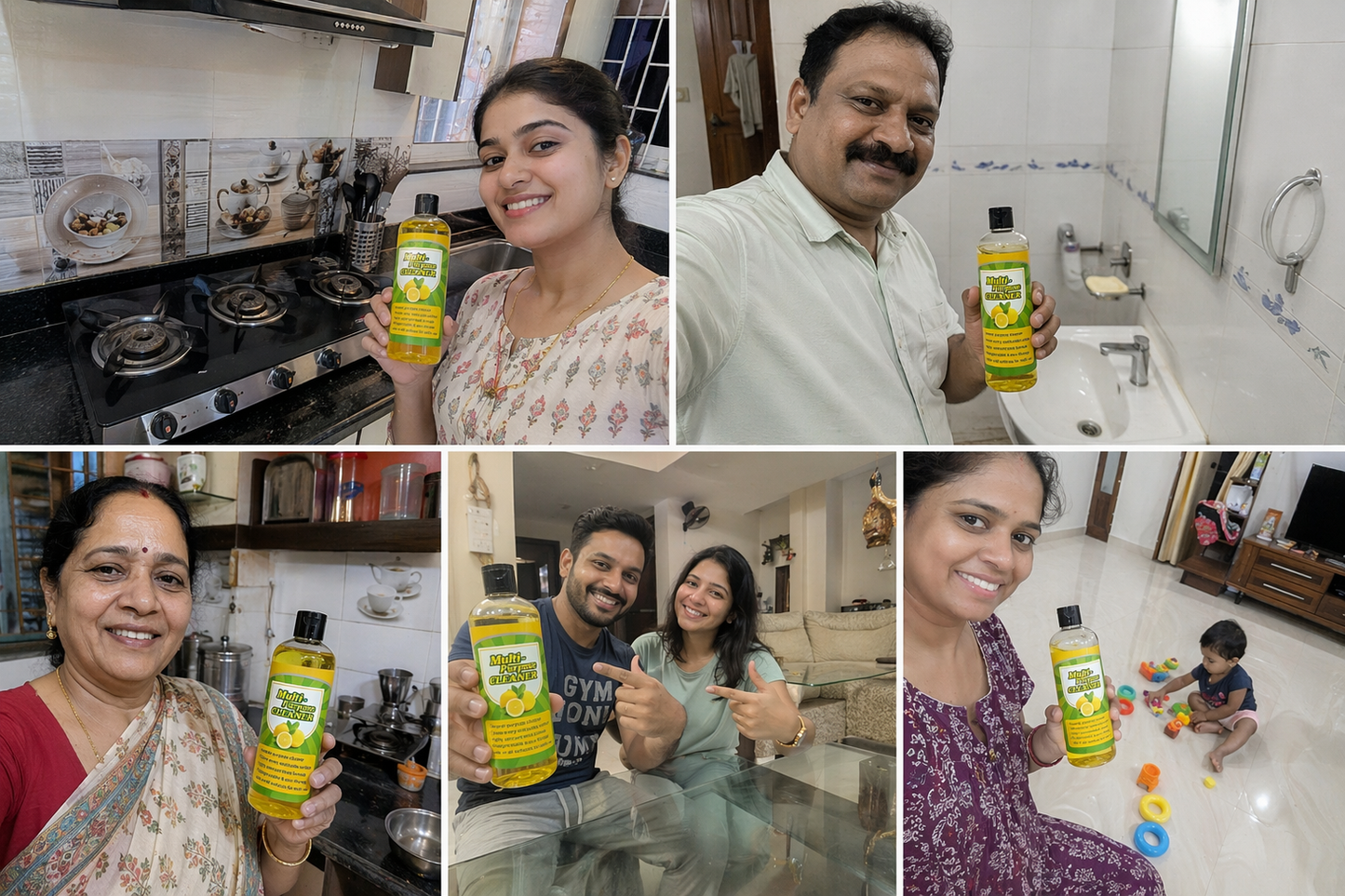 India's #1 Viral Multifunctional Cleaner — Pack of 4 (Buy 1 Get 3 FREE)