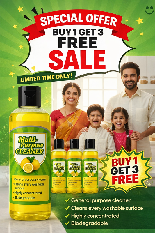 India's #1 Viral Multifunctional Cleaner — Pack of 4 (Buy 1 Get 3 FREE)